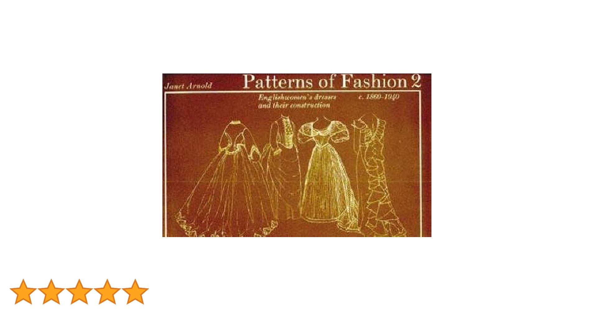 2冊セット　Patterns of fashon Janet Arnold Patterns of Fashion 2: Amazon.co.uk: Arnold, Janet